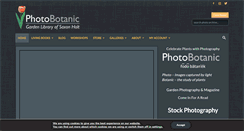Desktop Screenshot of photobotanic.com